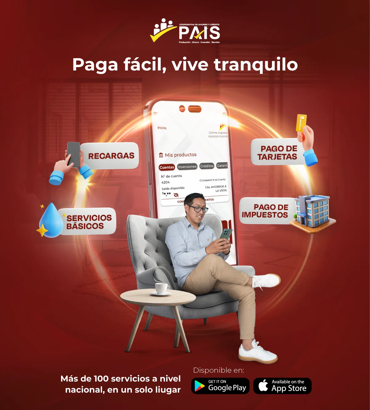 Imagen promocional de Pais App